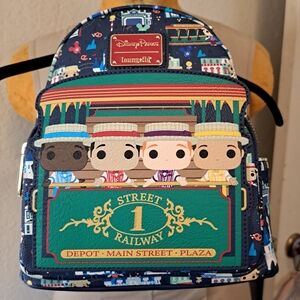 NWT  Disney Parks Loungefly mini backpack Bag Dapper Dan Main Street USA